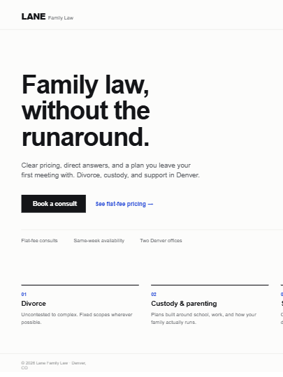 Lane Family Law